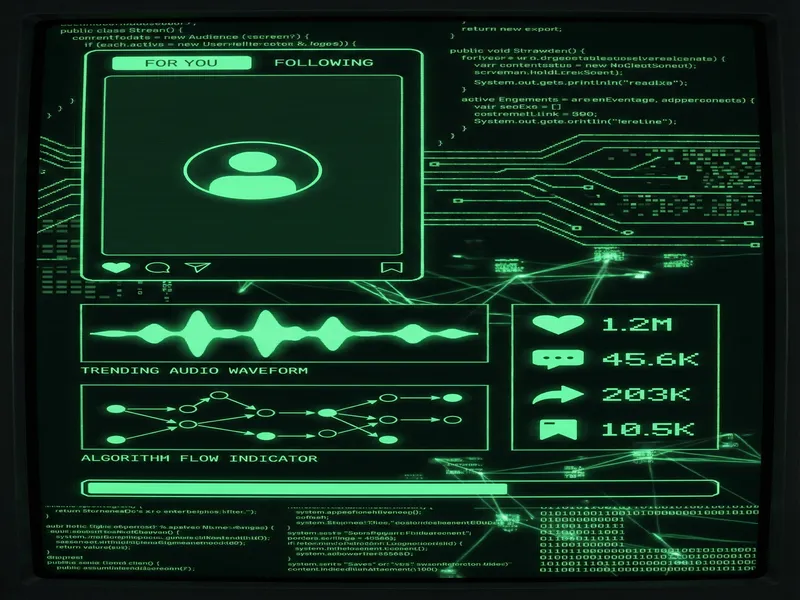 抖音平台 小马拉大车 算法分析终端界面